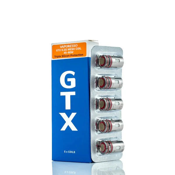 VAPORESSO GTX REPLACEMENT COILS - 5PK - EJUICEOVERSTOCK.COM