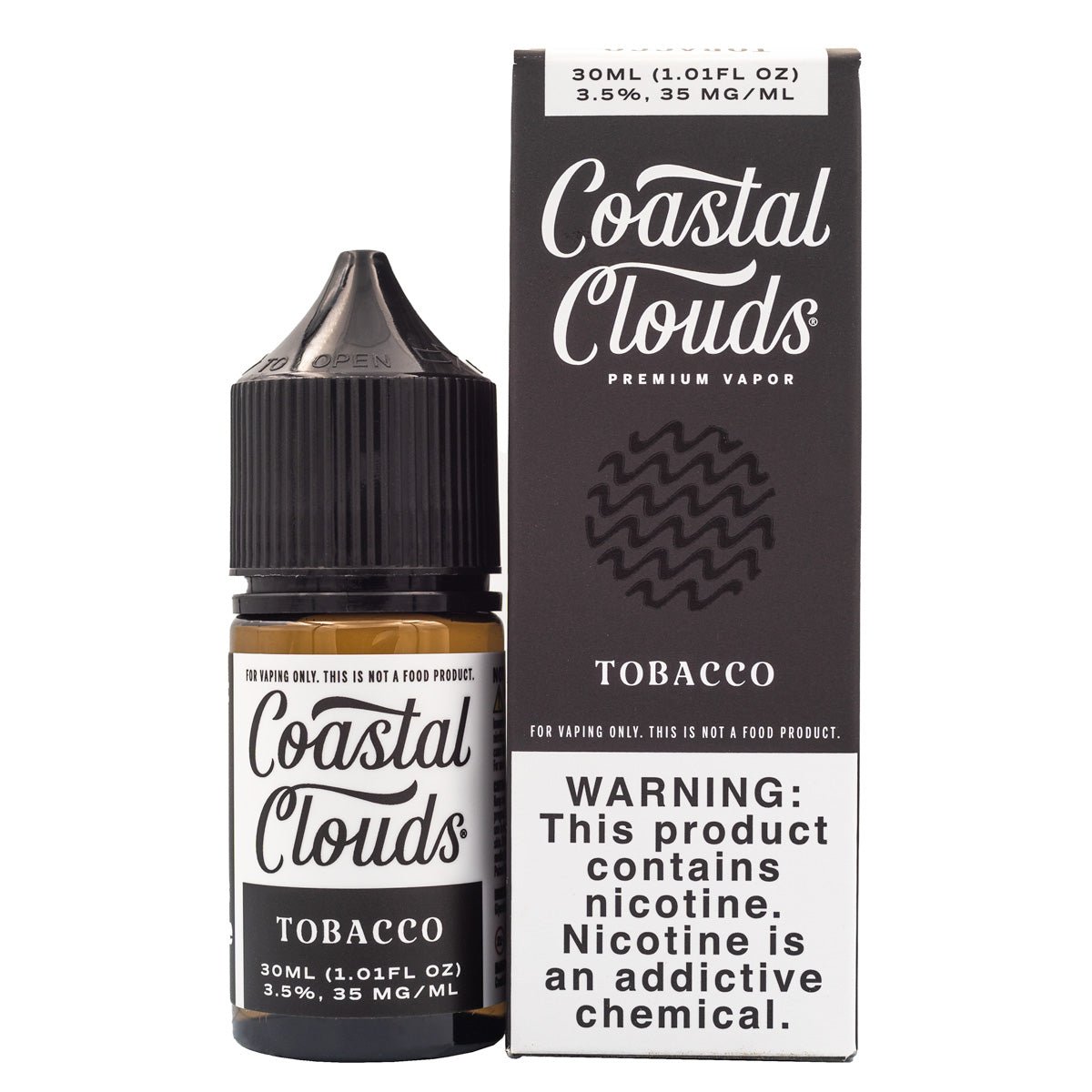 COASTAL CLOUDS SALTS TOBACCO - 30ML - EJUICEOVERSTOCK.COM