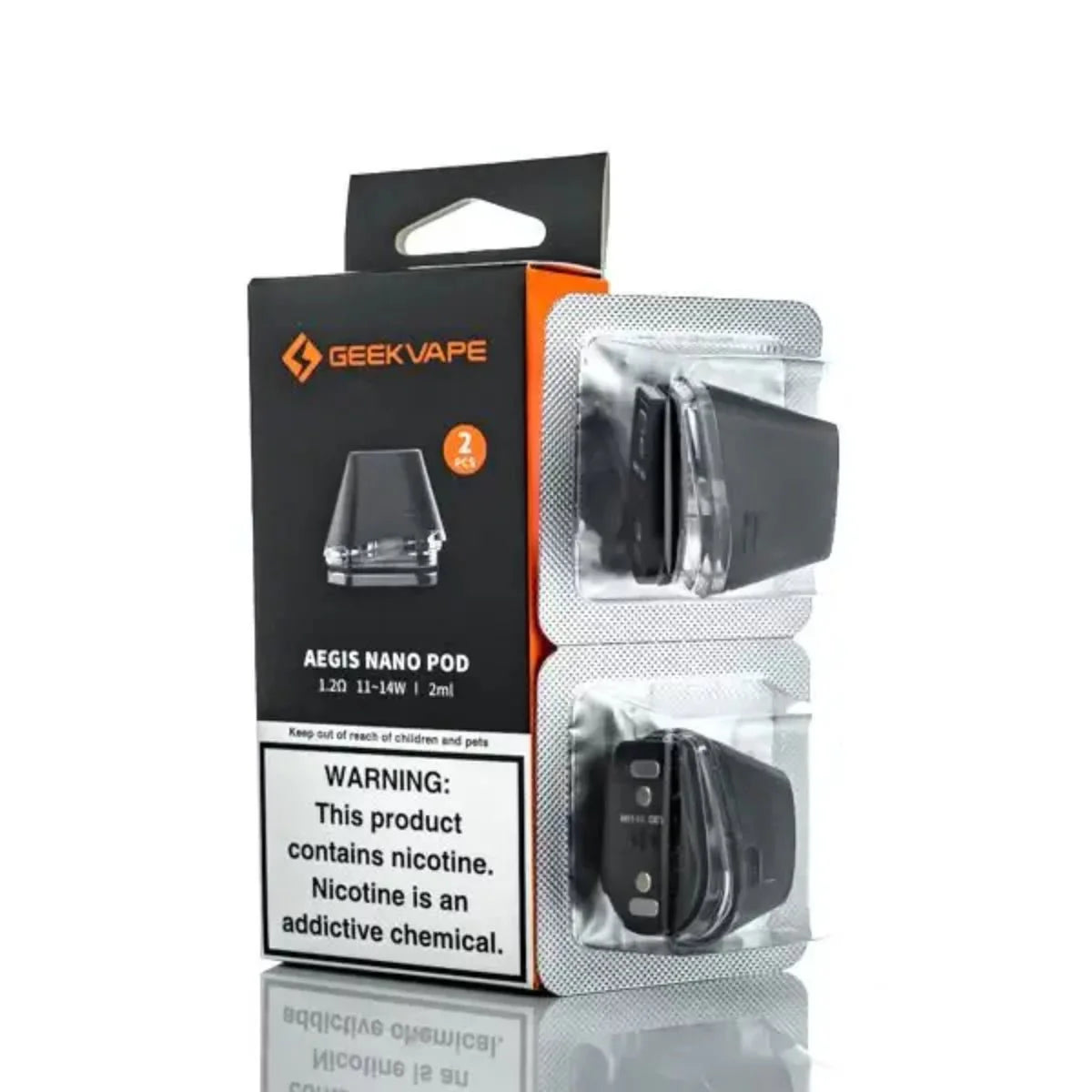 GEEK VAPE AEGIS NANO REPLACEMENT PODS - 2PK - EJUICEOVERSTOCK.COM