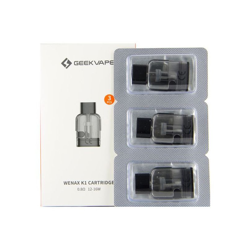 GEEK VAPE WENAX K1 REPLACEMENT PODS - 3PK - EJUICEOVERSTOCK.COM