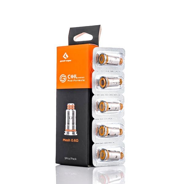 GEEKVAPE G REPLACEMENT COILS - 5PK - EJUICEOVERSTOCK.COM