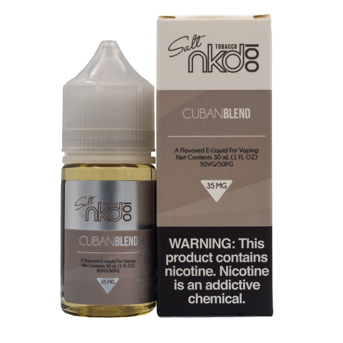 NKD 100 SALT CUBAN BLEND - 30ML - EJUICEOVERSTOCK.COM