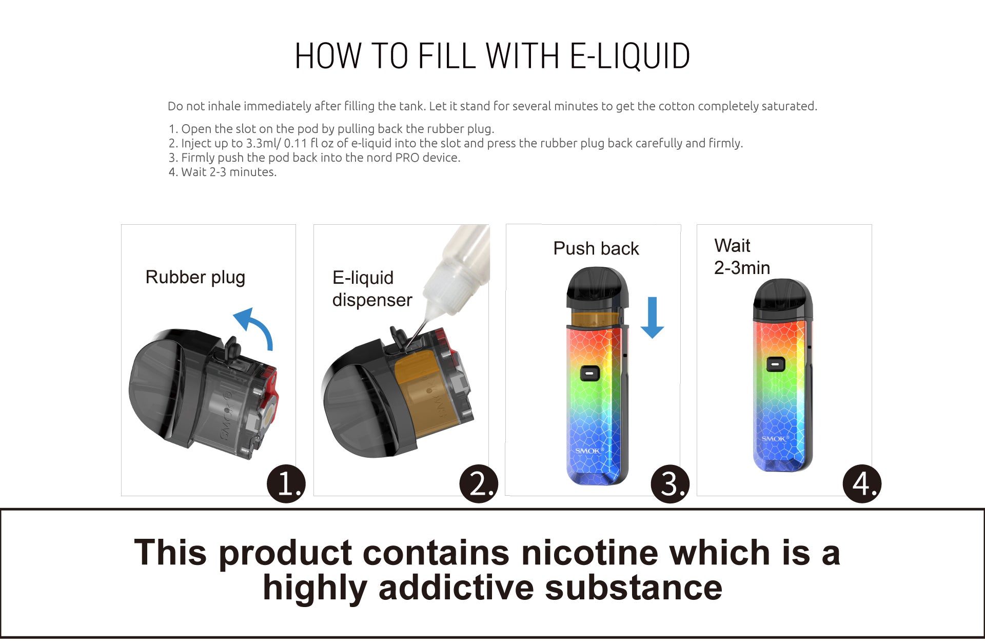 NORD PRO 25W POD STARTER KIT by SMOK - EJUICEOVERSTOCK.COM