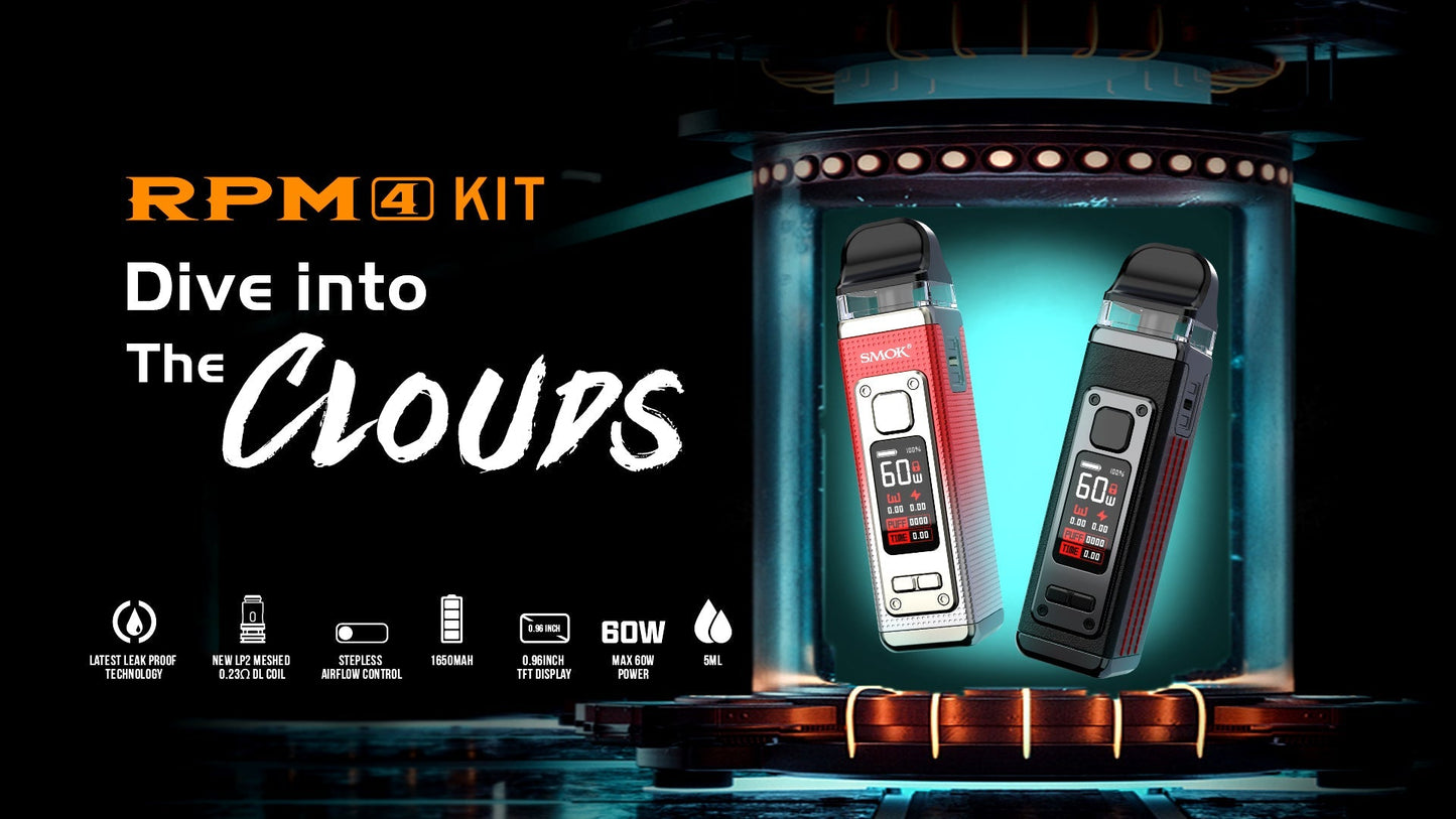 RPM 4 60W STARTER KIT by Smok - EJUICEOVERSTOCK.COM