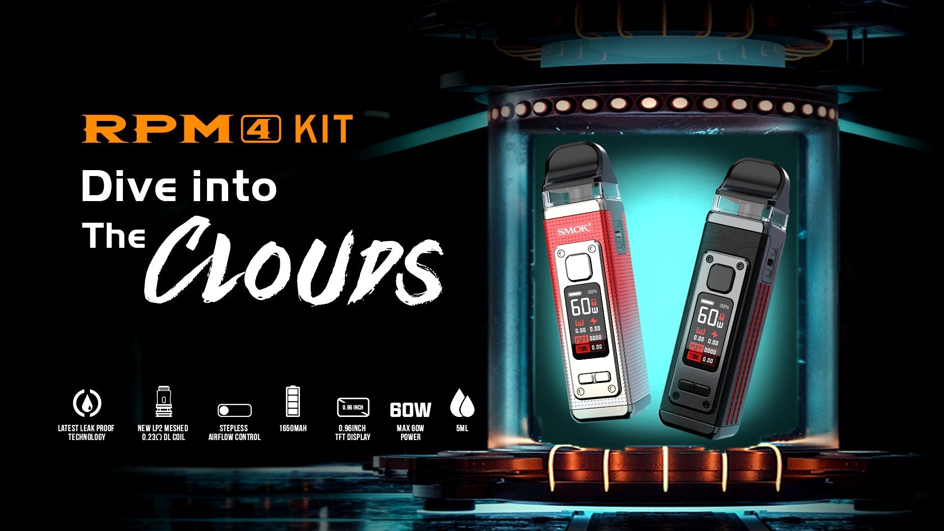 RPM 4 60W STARTER KIT by Smok - EJUICEOVERSTOCK.COM