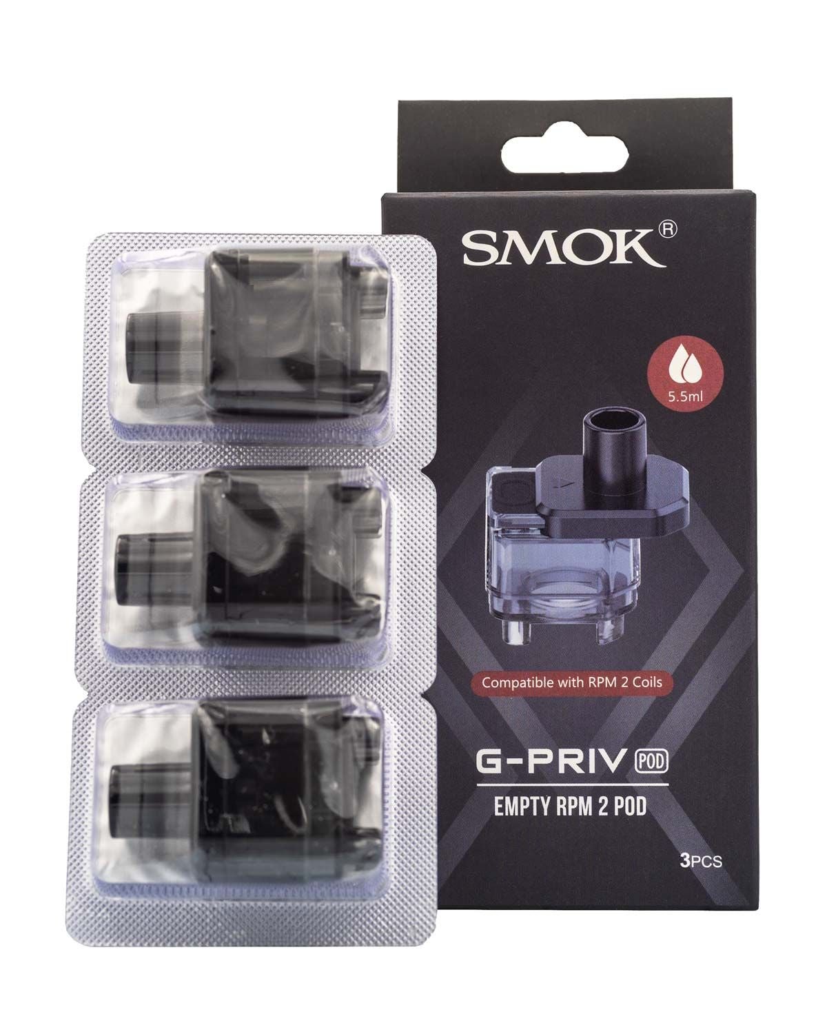 SMOK G-PRIV REPLACEMENT PODS - 3PK - EJUICEOVERSTOCK.COM