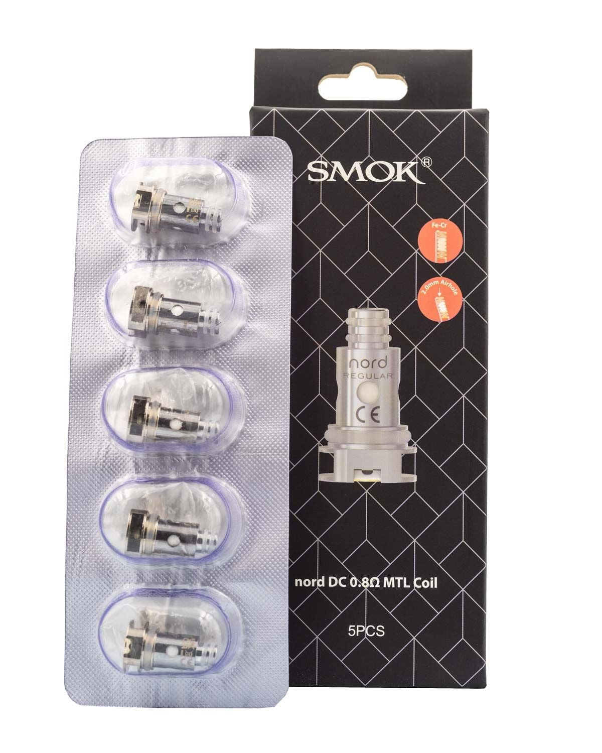 SMOK NORD REPLACEMENT COILS - 5PK - EJUICEOVERSTOCK.COM