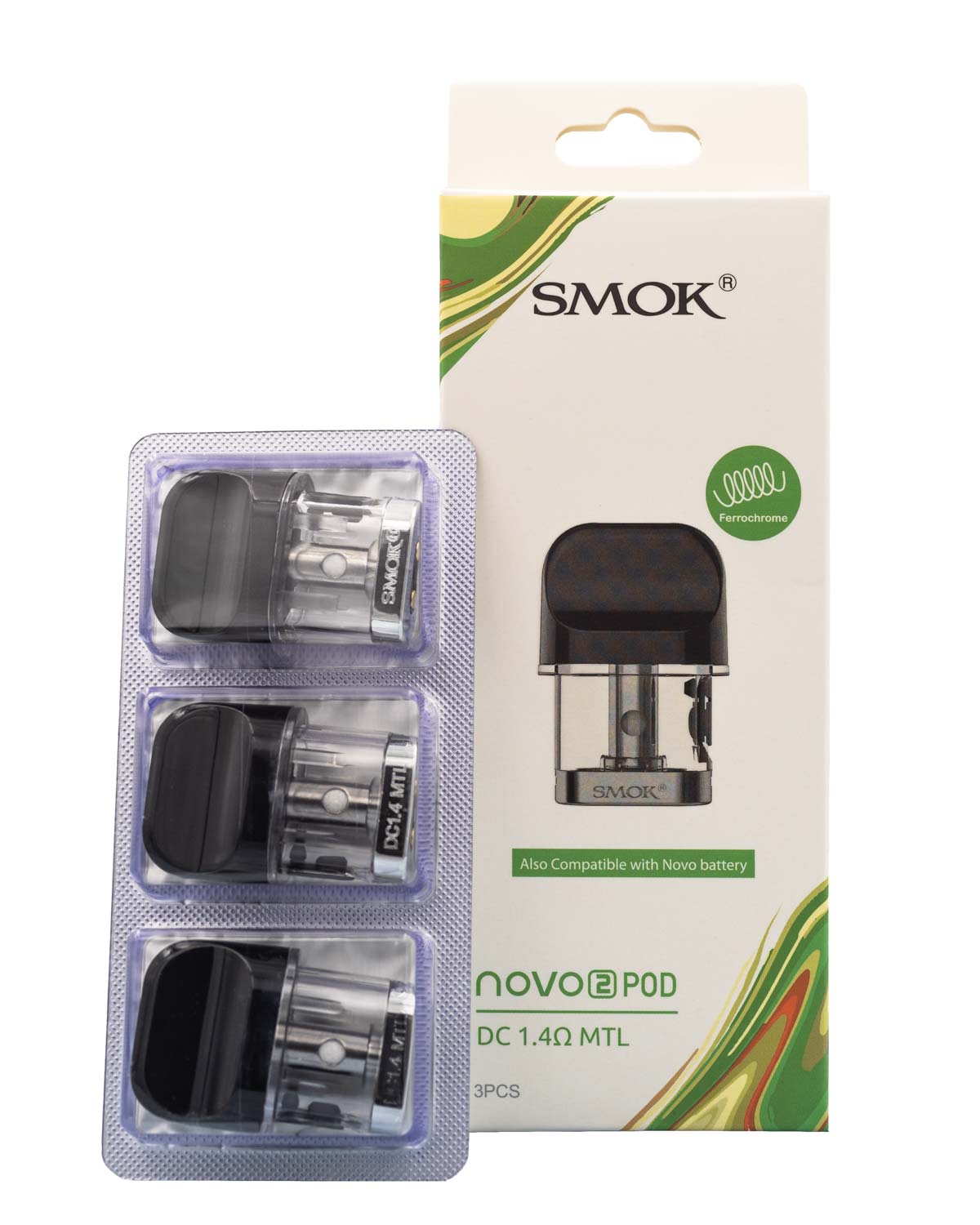 SMOK NOVO 2 REPLACEMENT PODS - 3PK - EJUICEOVERSTOCK.COM