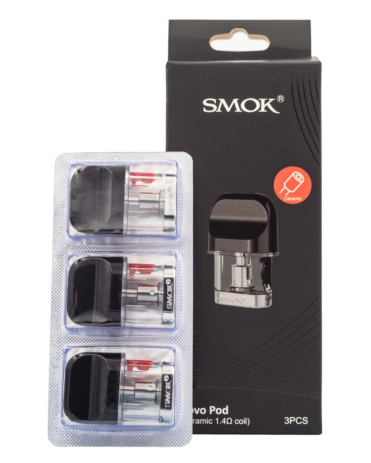 SMOK NOVO REPLACEMENT PODS - 3PK - EJUICEOVERSTOCK.COM