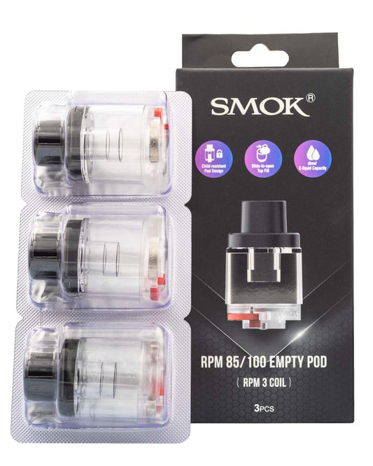 SMOK RPM 85/100 REPLACEMENT PODS - 3PK - EJUICEOVERSTOCK.COM