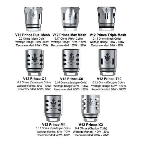 SMOK TFV12 Prince Replacement Coils - EJUICEOVERSTOCK.COM