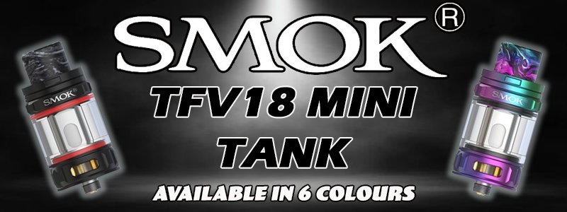 SMOK TFV18 MINI TANK - EJUICEOVERSTOCK.COM