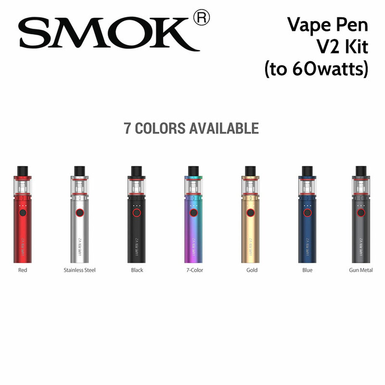 SMOK VAPE PEN V2 60W KIT - EJUICEOVERSTOCK.COM