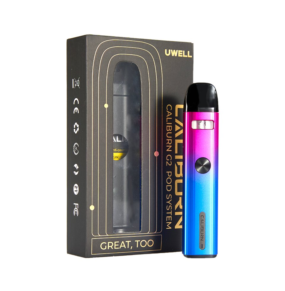 UWELL CALIBURN G2 18W POD SYSTEM - EJUICEOVERSTOCK.COM