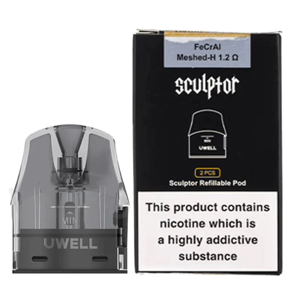 UWELL SCULPTOR REPLACEMENT PODS - 2PK - EJUICEOVERSTOCK.COM