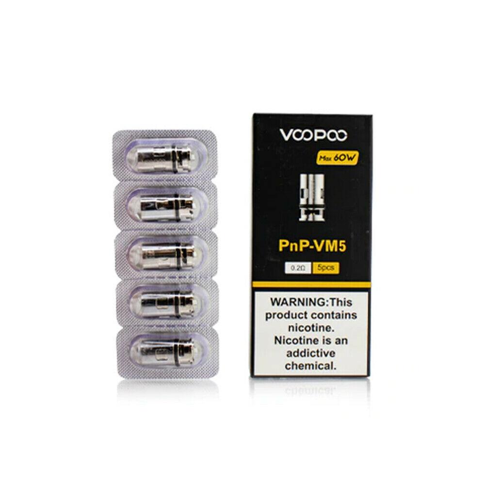 VOOPOO PNP REPLACEMENT COILS - 5PK - EJUICEOVERSTOCK.COM